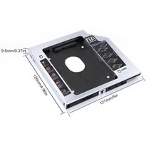 외장형 씨디롬 DVD 플레이어 odd 범용 2.5 2nd 9.5mm ssd hd sata 하드 디스크 드라이브 hdd 캐디 어댑터 베이 cd dvd rom 옵티컬 베이 169, 협력사, 두께 9.5mm