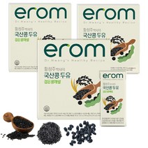 이롬 황성주박사 국산 검은콩 두유 검은콩깨쌀 48팩, 190ml, 48개