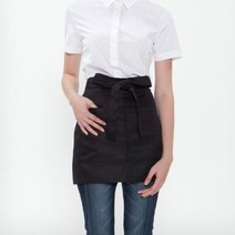 업소 식당 다용도 주머니 요리 실습 앞치마 블랙