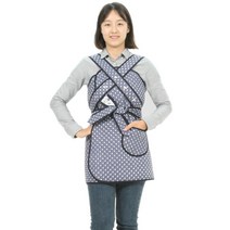 알짜맘 포근한 누빔 포대기, 엑스자7부-네이비도트