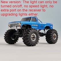 RC카 자동차 FMS 새로운 도착 1/24 FCX24 최대 Smasher RC 자동차 4WD 픽업 트럭 등반 차량, 03 V2 Blue RTR