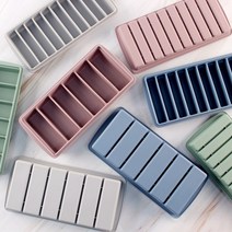 국내생산 실리콘 아이스몰드 스틱 얼음틀 모음 2타입 4color, 그레이