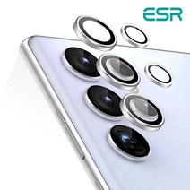 ESR 갤럭시 S22울트라 카메라 렌즈 풀커버 강화유리, S22울트라 1SET, 블랙 EC020