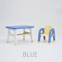 아기책상의자세트 유아 어린이 책걸상 책상세트 1인 블루, 상세페이지 참조