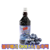 스위트코리아 농축액/1L/액상 음료베이스/세븐스토리, 5.블루베리 1000ml