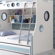 덴마몰 아이방 2층침대 사다리 계단 가정용 안전계단, 1.6M 바닥 사다리 은색