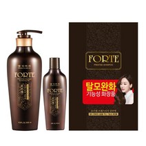 국내유통 댕기머리 포르테 프레스티지 탈모완화 기능성 샴푸 500ml + 145ml, 1세트
