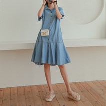 에브리나나 / 소녀단추 데님원피스