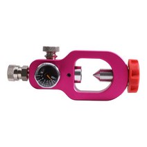 스쿠버 다이빙 리필 탱크 어댑터 산소 실린더 녹슬지 않는 내구성 밸브 장비, 01 빨간