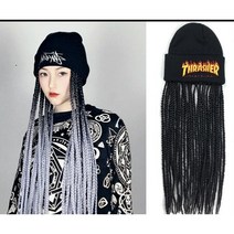 비니 모자 가발 세트 헤어 로프 여성가발 17종, free, B