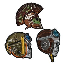 밀리터리 패치 와펜 SKULL 3종, 스파르타