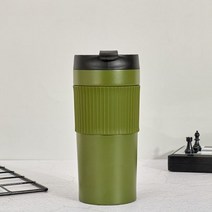 휴대용 커피 프레스기 프렌치 프레스 텀블러 4, 01형Green