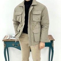 [4컬러] 브로 6온스 남자 바버 필드 패딩자켓