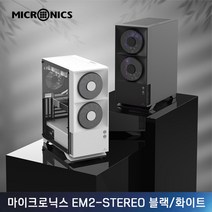 마이크로닉스 EM2-STEREO 미들타워 PC케이스, 블랙