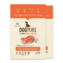 도그퓨어 유기농 원료70%함유 사료 피부 모질 강아지 3kg, 단품, 단품