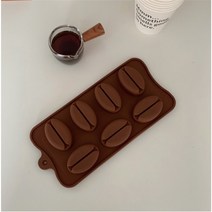 커피 모양 얼음틀 커피콩빵틀 실리콘 아이스 트레이