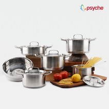 [프시케] 바인 스텐냄비 6종 (11pcs), 단품