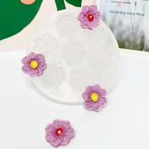 봄꽃 수제몰드 7구 (자체제작) 플라워 실리콘틀