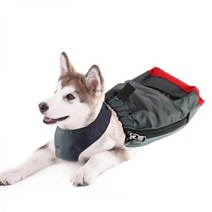 강아지휠체어 애견 강아지 보조기 의족 보호대 애완 동물 휠체어 도보 캐리어 가방 애완견 약한 마비 마모-장애인 뒷다리 산책 도우미를위한 저항 드래그 백, L