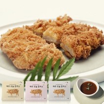 록담 제주 돼지 돈까스 등심 1팩 + 치즈 1팩 + 고구마 1팩 + 감귤소스 3개, 3팩, 120g