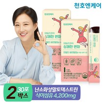 [천호엔케어]식이섬유 젤리스틱 상쾌한 변화 15포/천호식품, 2박스, 상세 설명 참조