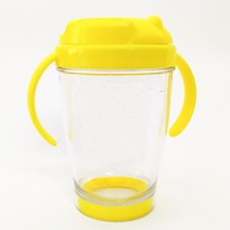 베로베로 트라이탄 안심 모둘형 빨대컵/국산/어린이집 물병/유치원/어깨끈포함, 노랑 M.1 (빨대내장형) 캐릭터없음