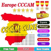 CCTV 테스터 유럽 독일 oscam 안정적인 ccams HD 위성 수신기 스페인 수신기용 안정, 안정적인 6리터, 36분