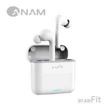 [ILLU]아남 완전무선이어폰 BT-AIR FIT 통화 음악 5.0 IPX4 고급 블루투스 고음질 고감도 가성비 르투스 디자인_hAeEA, 기본⊙옵, ff본상품ff