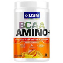 USN Supplements BCAA 아미노 보충제 망고 파인애플 328.9g11온스 USA 미국, Blue Raspberry, 11.60 Ounce