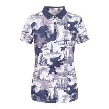 여성 전판 프린트 요꼬에리 티 L21B2TO082_DL