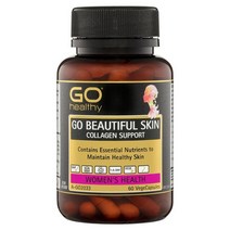 NZ직구 Go Healthy Best Value Beautiful 하루 2-4알 콜라겐 Skin 여성용 60채식 캡슐 1PACK, 수량, 상세참조