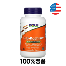 나우푸드 Gr8 도필루스 Dophilus 40억 유산균 120캡슐