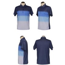 남성스러운 50대인기 반팔신사카라넥 남자골프웨어