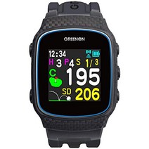 GreenOn(그린 온) 더 골프 워치 노름II [블랙] ※미치비키 L1S대응 칼라 액정 THE GOLF WATCH NORM II 220mm