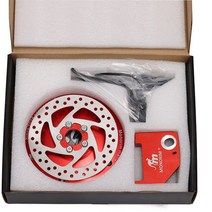잘나가는Monorim-MD500W 맥스 모터 데크 나인봇 G30 용 전기 스쿠터 후면 수정된 140mm 디스크 브레이크, 02 Red set, 한개옵션1