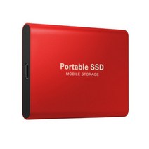 저가 노트북 게임 노트북 데스크탑 컴퓨터 인터페이스용 고속 모바일 외장 하드 디스크 USB3.1/타입-C 메, 빨간_500G