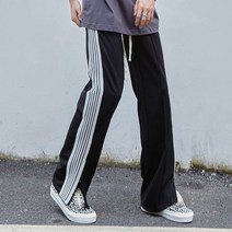 힙패션 그런지룩 힙합 스타일 힙한 통큰 와이드 복고 레트로 캐주얼 일자 남자 바지 루즈핏 스포츠 팬츠