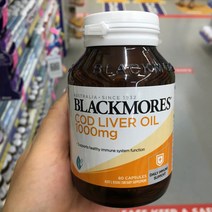 Blackmores 호주 블랙모어스 코드리버 오일 대구간유 80캡슐 Cod Liver Oil 1000mg, 1개