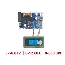 Cnc 조정 가능한 lcd 디지털 스텝 다운 벅 컨버터 전원 공급 장치 모듈 전압 조정기 dc 6 -55v dc 0 -50v 20a12a wz5020l, wz5012l 12a 600w