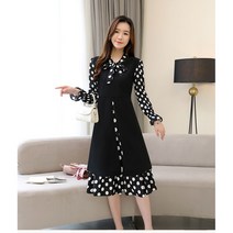 미미앤느 땡땡이 5XL 빅사이즈 가능 원피스