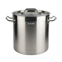 업소용 육수통 스텐 물통 업소용냄비 위생 양은통, 24리터  두께 2.5