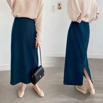 아이우먼 위쉬몰 LD 쫀쫀뒷트임H롱스커트 K700H212 빅사이즈