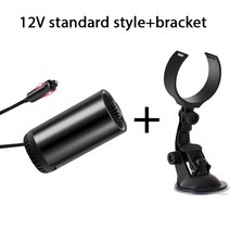 미니 벽걸이 온풍기 (에서 선박 us) 12V 자동차 히터 샤오미 따뜻한 공기 송풍기 팬 앞 유리 디미스터 성에, 02 Heater and Holder