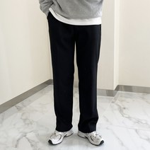 데일트 남성용 와이드 밴딩 슬랙스