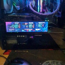 스크린모니터 노트북보조모니터 스크린 모니터 AIDA64 용 8 인치 모니터 용량 성 HDMI 호환 USB CPU GPU SSD 온도 모니터링 알루미늄 합금