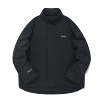 COVERNAT PERTEX 스탠 카라 쉘 파카 블랙 CO2301JK05BK