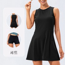 원피스 테니스 피트니스 워킹 방지 캐주얼 골프 스커트 투피스 뉴타임즈56625