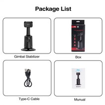 스마트폰짐벌 짐벌셀카봉 카메라짐벌 360 회전 팔로우 업 짐벌 스태빌라이저 셀카봉 삼각대 모노포드 데스크탑 추적 틱톡 라이브 사진, 1.A