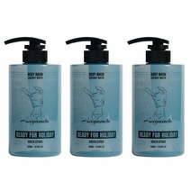 휘감다 퍼퓸 바디워시 그린 시트러스향, 3개, 500ml