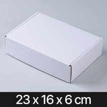 일체형 선물상자 화이트(23x16x6)포장박스 단상자 종이 택배 답례품 기프트 낱장, 26O7_일체형 화이트/016 (23x16x6)
